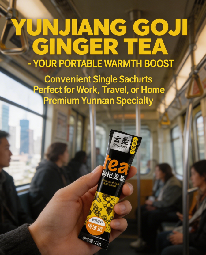 Strong Wolfberry Ginger Herbal Tea Selection