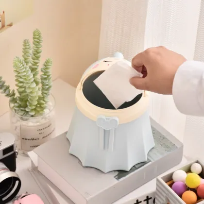 Elegant Noble Desktop Trash Can