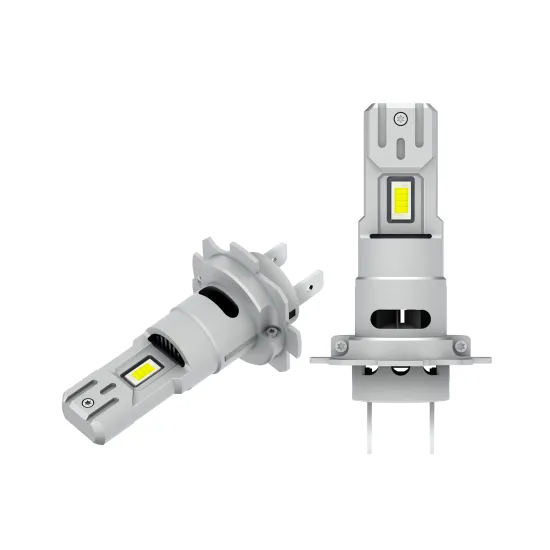 Leishen Mini LED Car Light Bulb - H8 H11 H7 H1 H3 - 120W Super Bright 20000lm White with Mute Fan