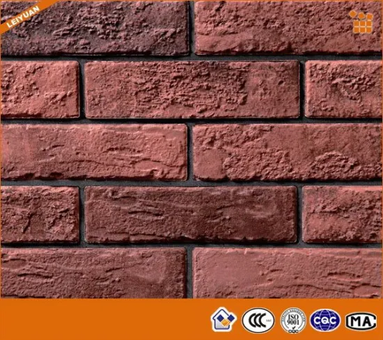 China Manufactured Red Brick Wall Tile