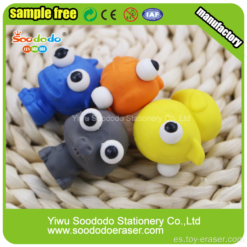 Fancy ojos grandes Shaped Eraser