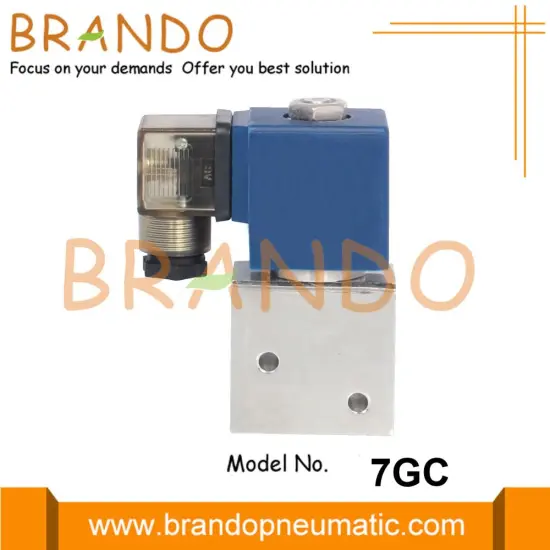 1/4'' 3-Way Direct Operated Stainless Steel Solenoid Valve
