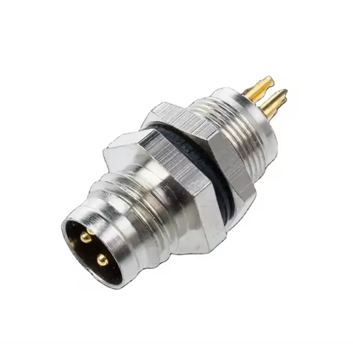 5-Pins M12 Panel Mount Aviation Plug Connector