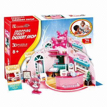 Puzzle game set for girl