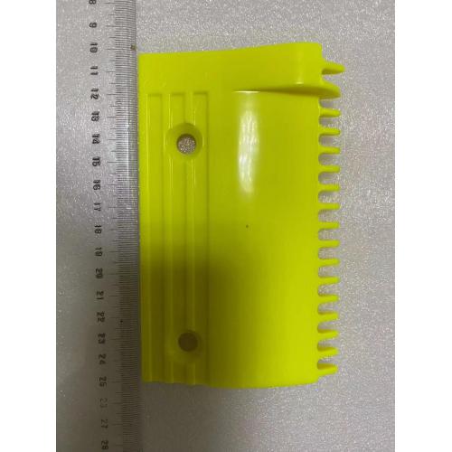 Placa de peine amarilla de 17 dientes para escaleras mecánicas Hitachi