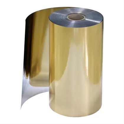 Golden color pvc film roll plastic pdoducts