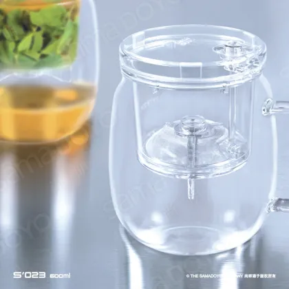 Elegant Pyrex Glass Teacups/Teapot, Office Glass Tea Mugs, Factory Price