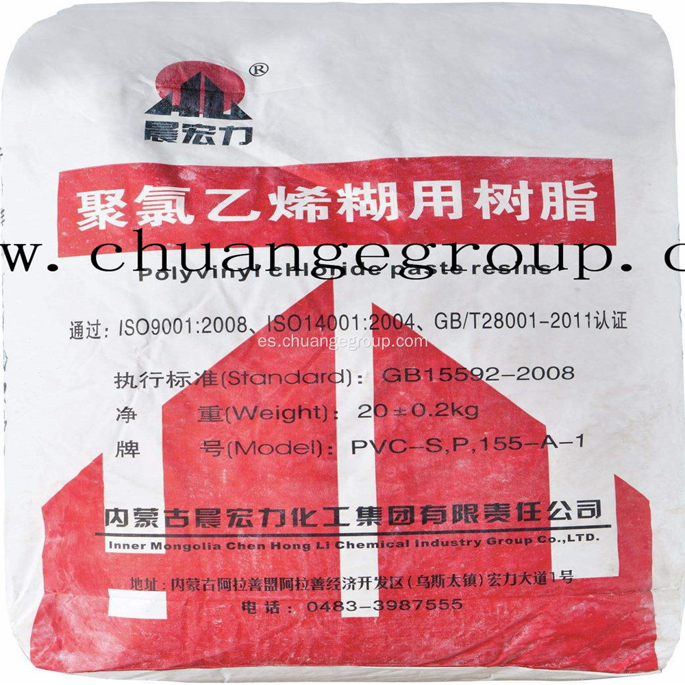 Resina de PVC en pasta de marca Chenhongli C-155