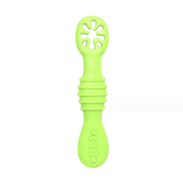 Food Grade Silicone Double Head Sticky Spoon for Children