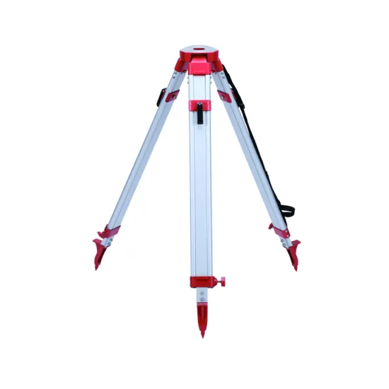 Affordable RJA10 Lightweight Aluminum Survey Tripod with Flat Head for Survey Instruments: Including Laser Auto Level & GPS Compatibility