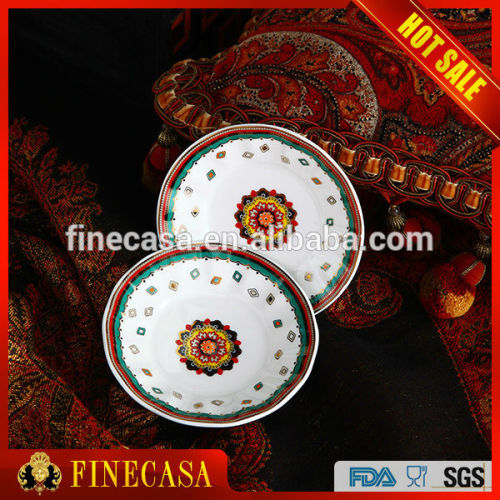 4.4 Inches Luxury Fine New Bone China Turkish Tea Glass and Saucer