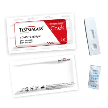 COVID-19 Home Antibody Testing Kit - No Prescription Required, Self Test Cassette by Blood, Results in 15 Minutes for SARS-COV-2