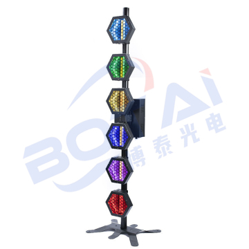 Botai 6EYES Pixel Cob Flash Effect Effect Backdrop Strobe LED LED LIGHT LIGHT พร้อมฐาน LED