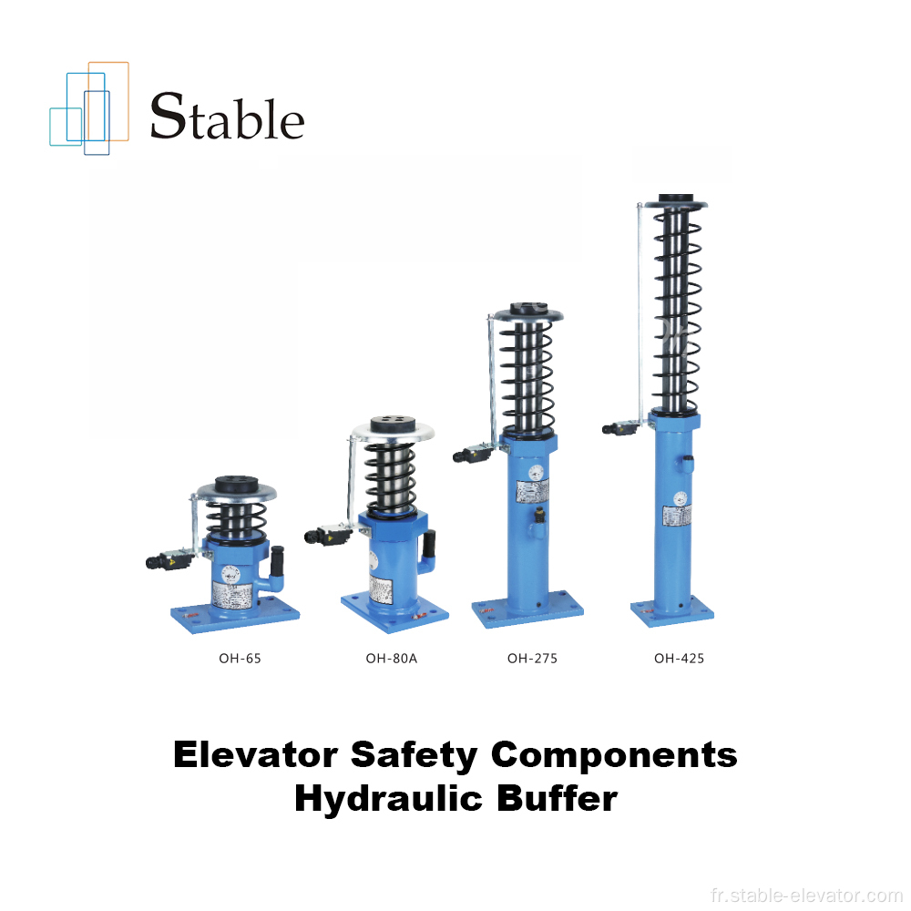 Dispositifs de sécurité d'ascenseur tampon hydraulique