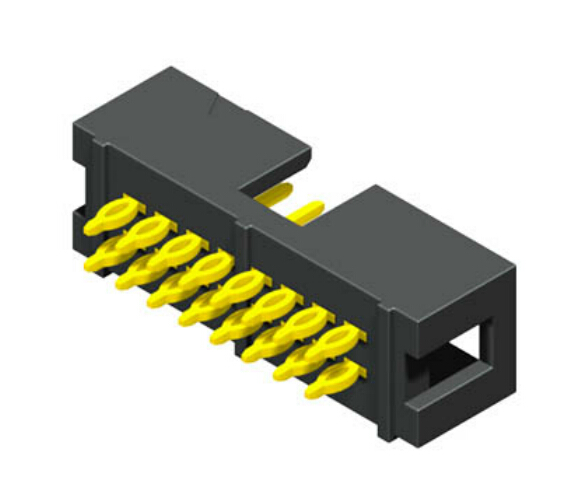 2.54mm موصلات صندوق رأس مستقيم