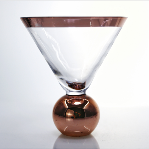 Vintage Martini Glasses stemless martini cocktail glasses set with ball base Supplier