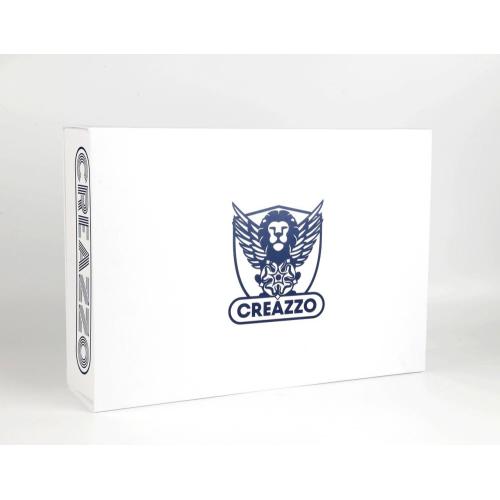 Small cardboard magnet folding white gift box