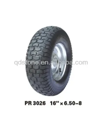 Pneumatic Garden Wagon Wheels 16"x6.50-8