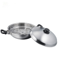 Kualitas tinggi Stainless Steel Gaya Cina Fry Pan