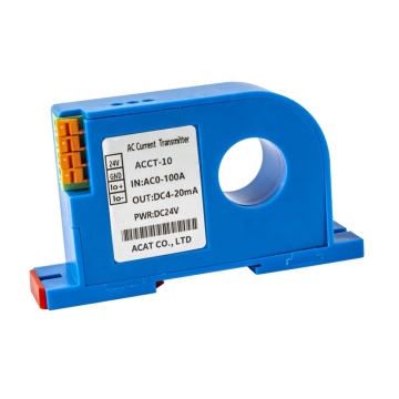 AC Current Transmitter DIN Rail 0-1000A DC Current Sensor