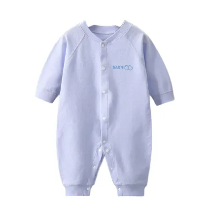 Autumn Baby Onesie - Long-sleeved Cotton Jumpsuit for Toddlers