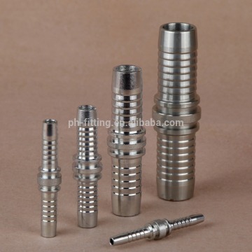 stainless steel hydraulic hose double stand pipe fittings 90011