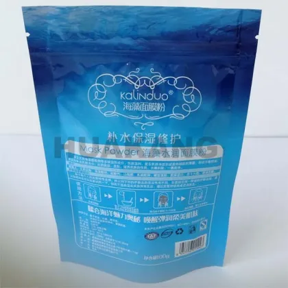 Aluminum foil laminated Aloe & Seaweed Mask Powder bag