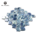 Piastrelle a mosaico in vetro blu per uso perfetto per il soggiorno