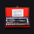 40PCS ကားပြုပြင်ရေးကိရိယာအစရှိသော OEM Socket Set Seture