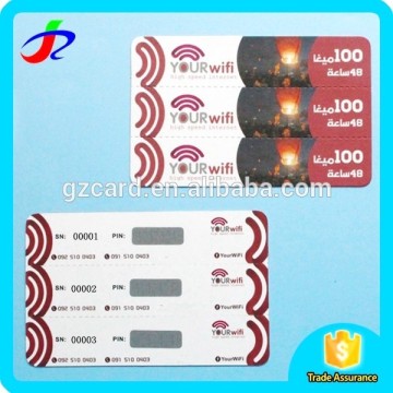 On sale 3 in 1 wholesale Prepaid phone card scratch card price
