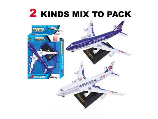 DIE CAST FREE WHEEL PLANE