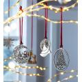 Solid Pewter Christmas Tree Ornament