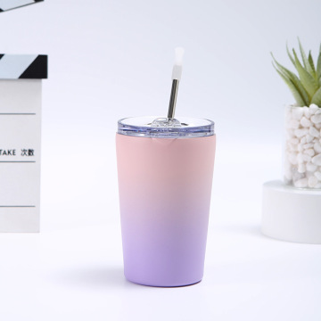 High-Quality Stainless Steel Insulated Vacuum Reusable Coffee Mug with Lid - Spill-Proof