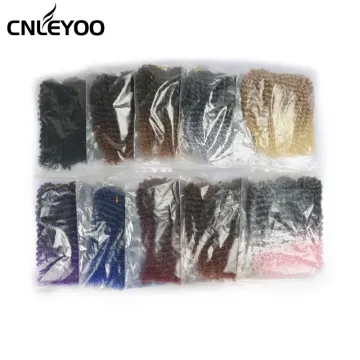 Factory Price Marlybob Kinky Curl Crochet Hair 8 Inch Factory Cheap Mali bob  Crochet Braiding Hair Extension
