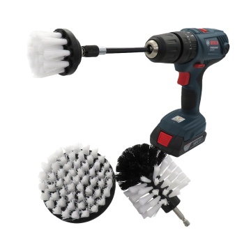 4pcs/set Drill Cleaning Brush Kit with 150MM Extension Rod for Car Wash and Automotive Cleaning