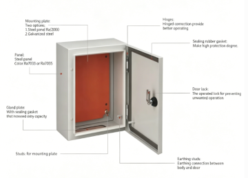 Compact Distribution Box with Multiple Outlets