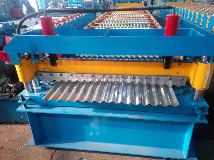 corrugated iron steel rolling machine