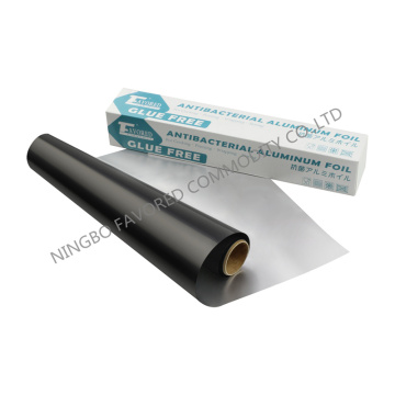 Black printed aluminum foil roll