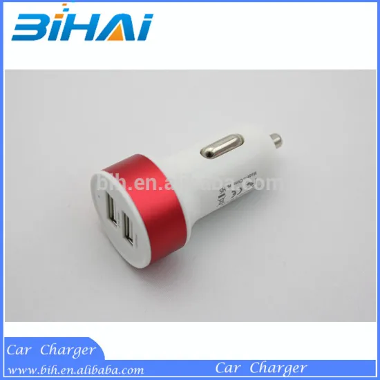 attractive design generic car charger golden edge for mobile phone