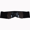 Ceinture tissée marron pour femme