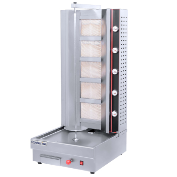 Independent Temperature Control Gas Donner Kebab Shawarma Machine
