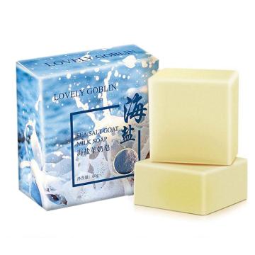 65g Sea Salt Soap Cleaner Removal Pimple Pores Acne Treatment Goat Milk Moisturizing Moisturizing Body Care Acne Smoother TSLM2