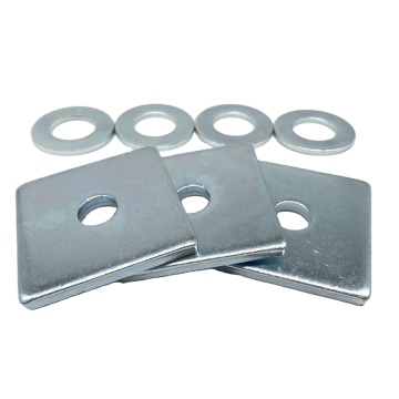 Direct Manufacturer's OEM Galvanized Square Washer: 50x50x3 mm Thick Plate Washer