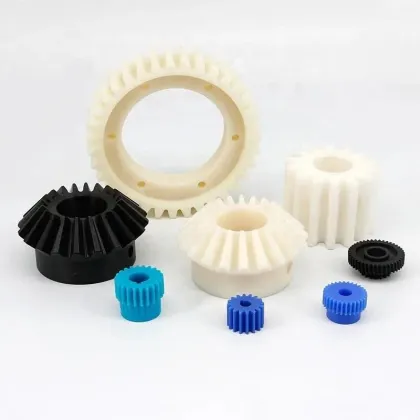 Wear Resistance Precision Nylon Double Spur Bevel Gears