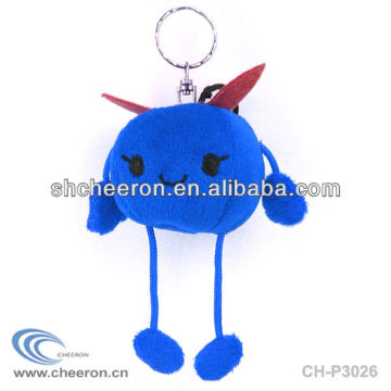 Key ring/ Key ring with toy/ plush fruit key ring