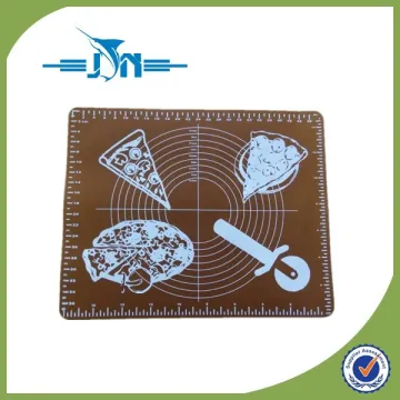 Soft durable silicone kneading dough mat / microwavable silicone mat for baking use