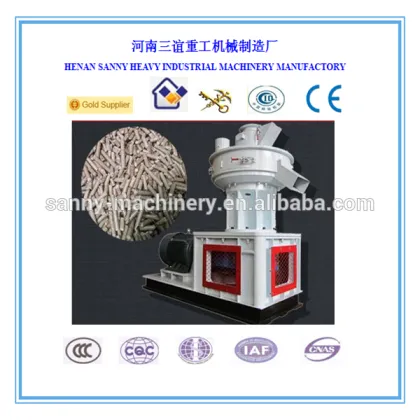Sanny The professional diesel type biomass pelletizer / biomass pellet machine price
