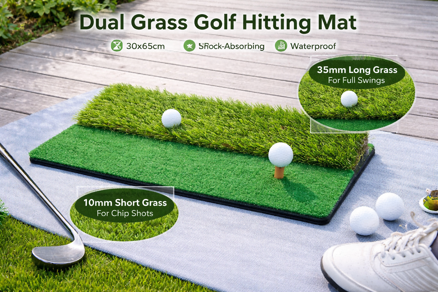 Golf Hitting Mat 7