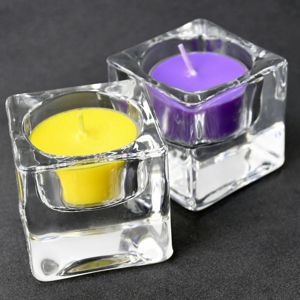 Clear Glass Tealight Candle Holders For Wedding