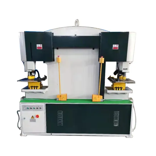 55Ton Double Steel Plate Hole Punching Die and Tools Hydraulic Ironworker Machine